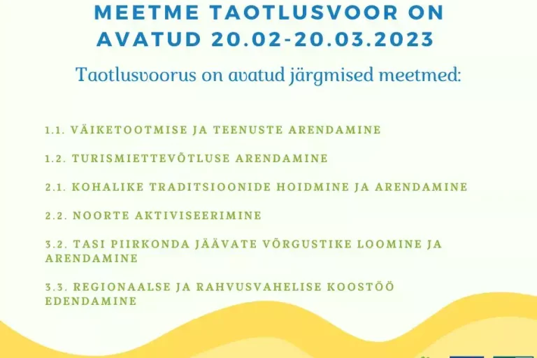 Leader projektitoetus