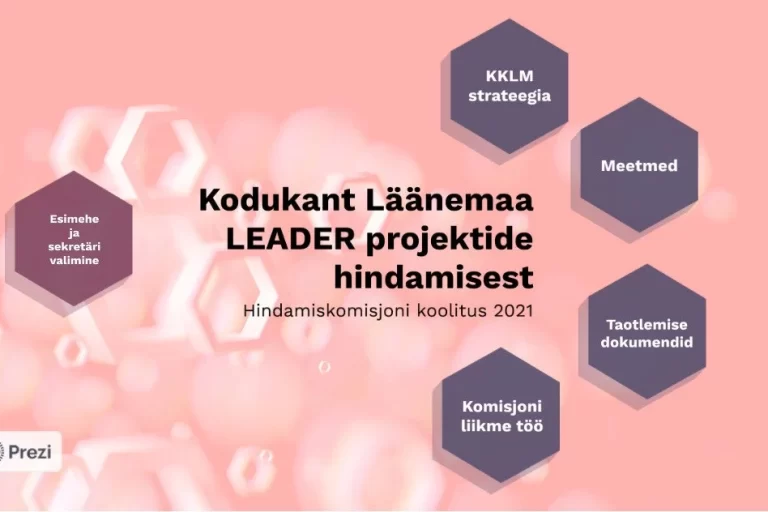 Läänemaa leader projektid Läänemaa leader projektid
