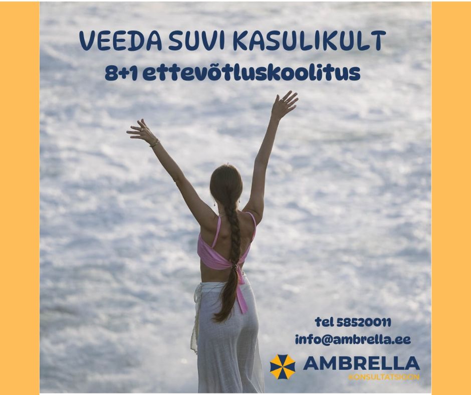ettevõtlluskoolitus suvi 2024 ettevõtluskoolitus
